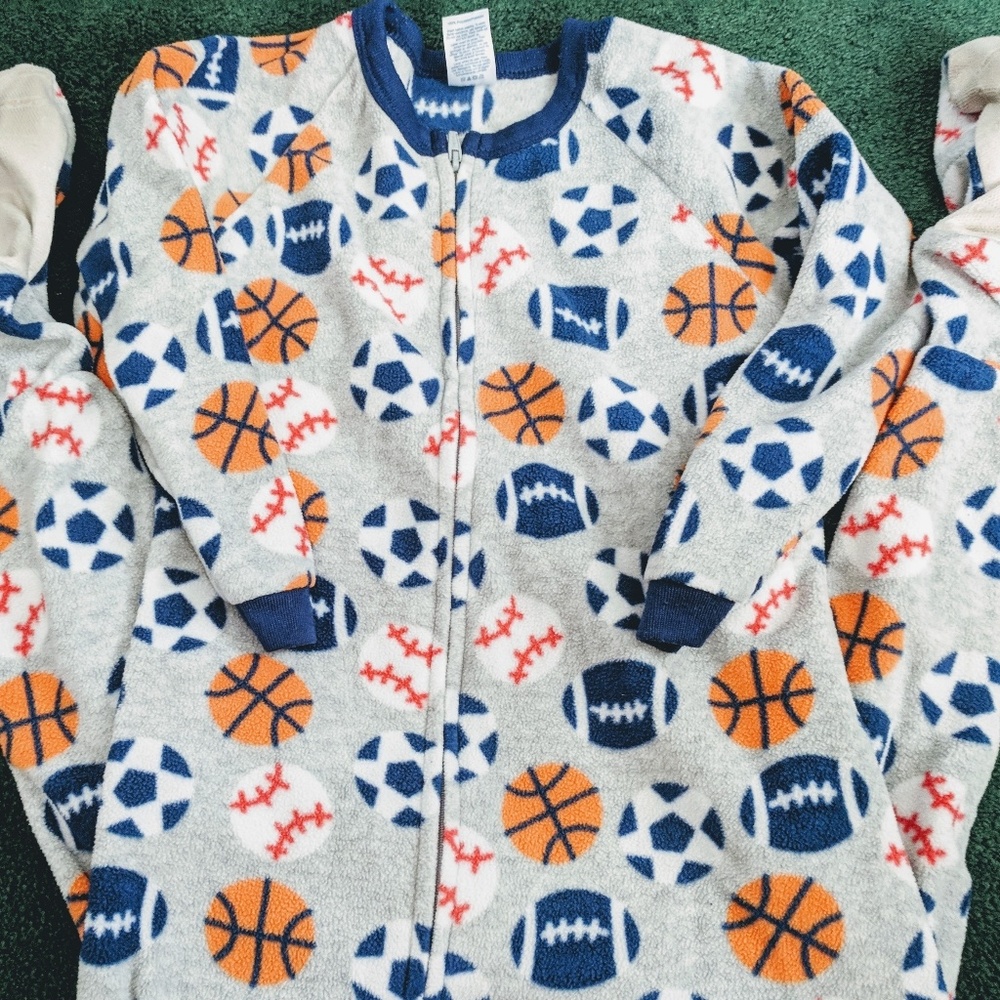 Boys one piece pajamas
